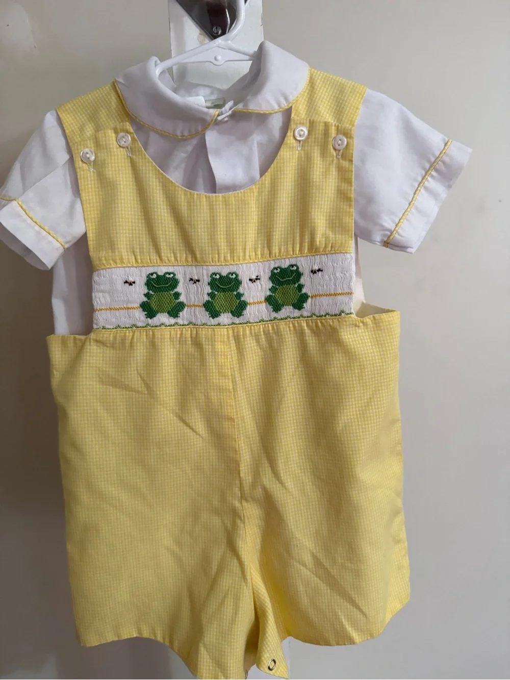 Be Mine Smocked Frog Outfit
